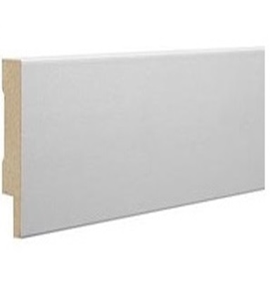 MDF plint (wit gegrond) 18x79x2440mm